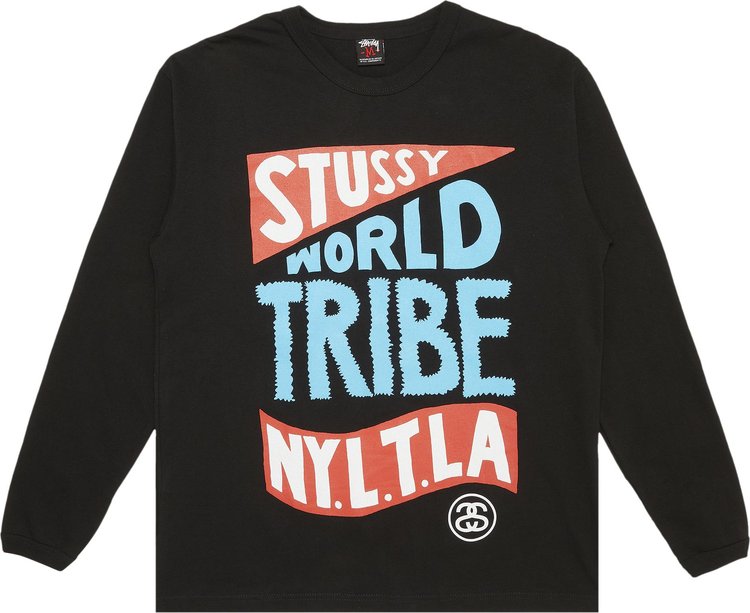 Stussy Gear World Tribe NYLTLA Long-Sleeve 'Black'