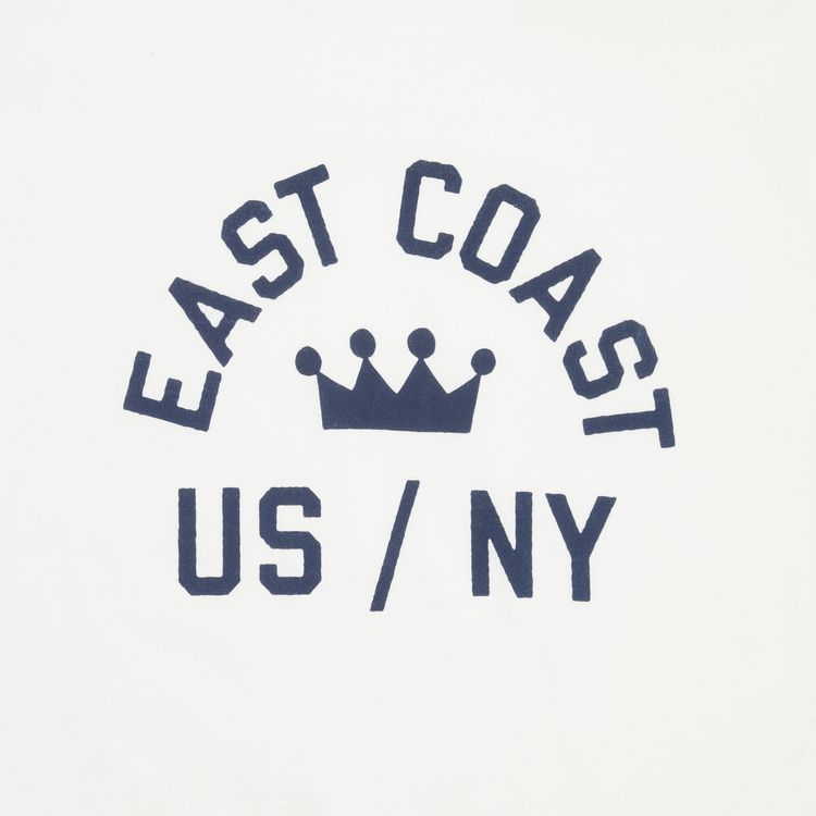 Stussy East Coast Crown USNY Tee White