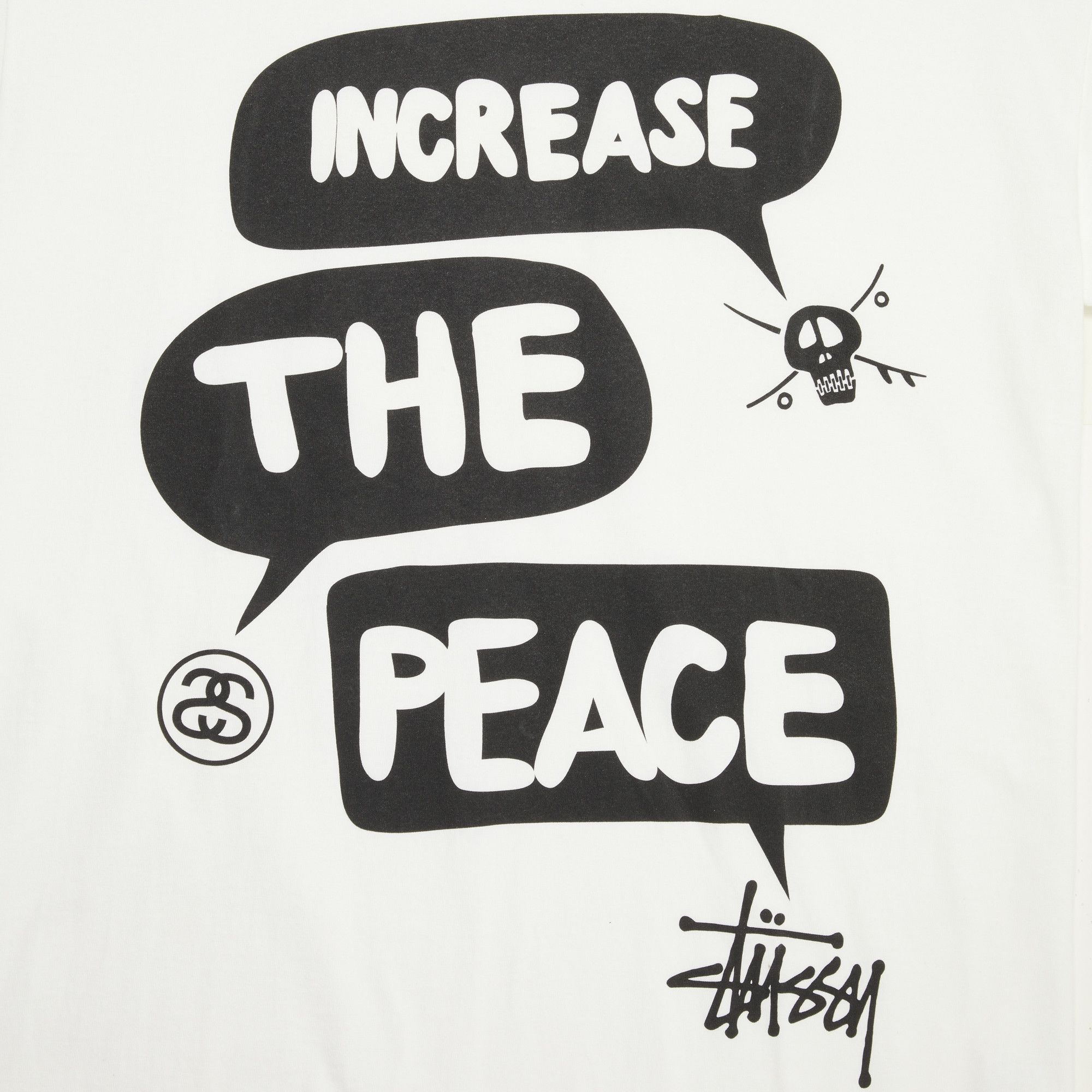 Buy Stussy Gear Increase The Peace Long-Sleeve 'White' - 0535