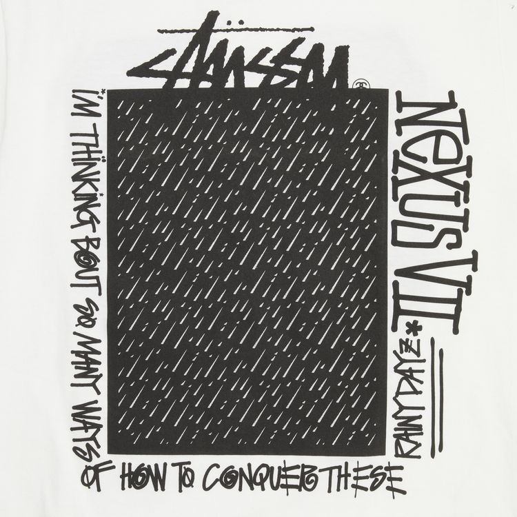 Stussy Rain Frame Tee White