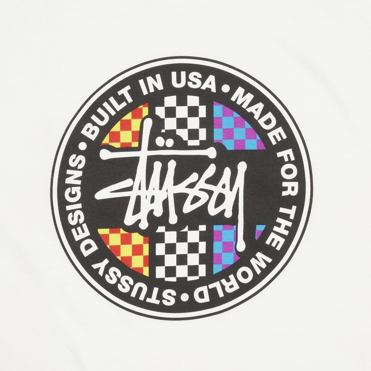 Stussy Built In Usa Dot Tee White