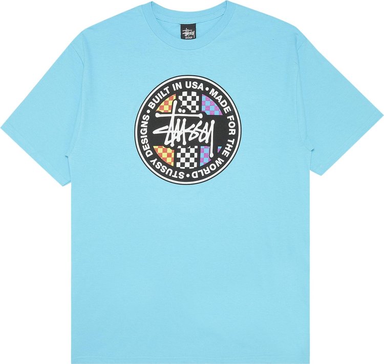 Stussy Built In Usa Dot Tee 'Teal'