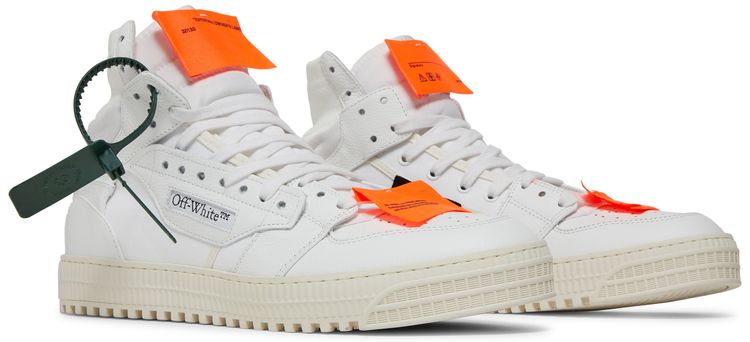 Off White Off Court 30 High White Orange