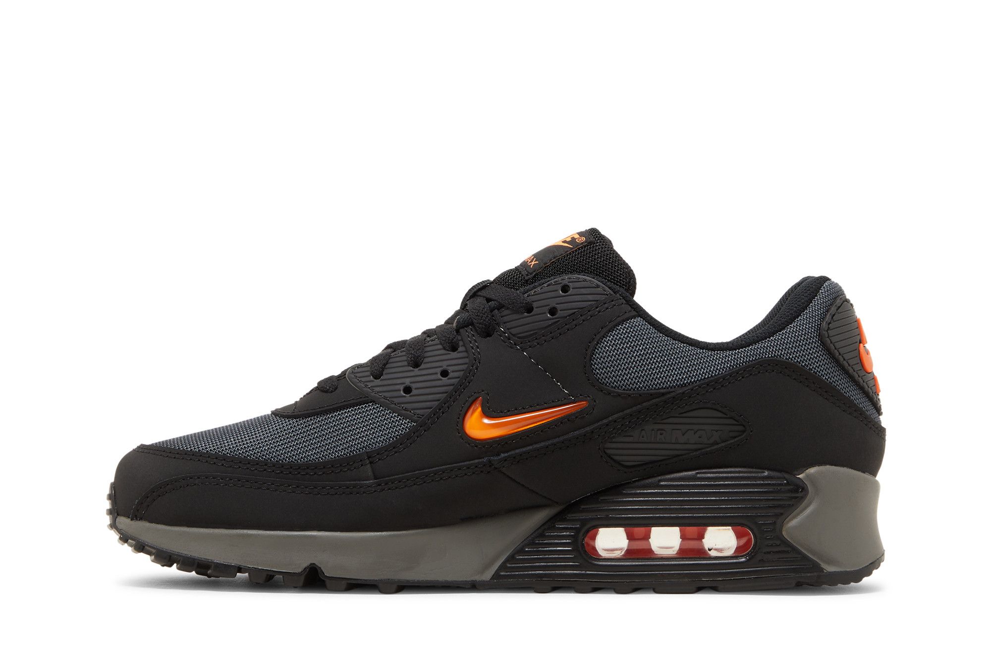 Buy Air Max 90 'Jewel - Black Safety Orange' - DX2656 001 | GOAT