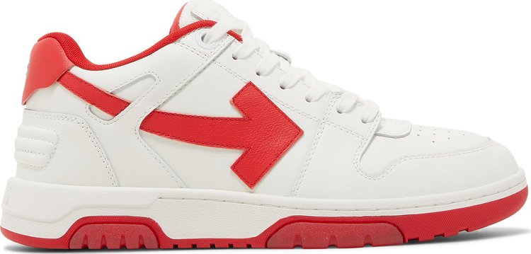 Buy Off-White Out of Office Low 'White Red' - OMIA189F22LEA001 0125 | GOAT