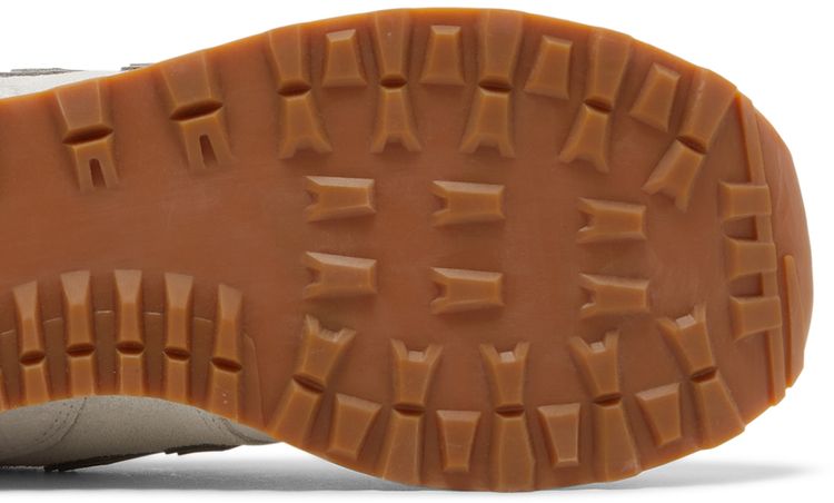 New Balance 574 White Green Gum