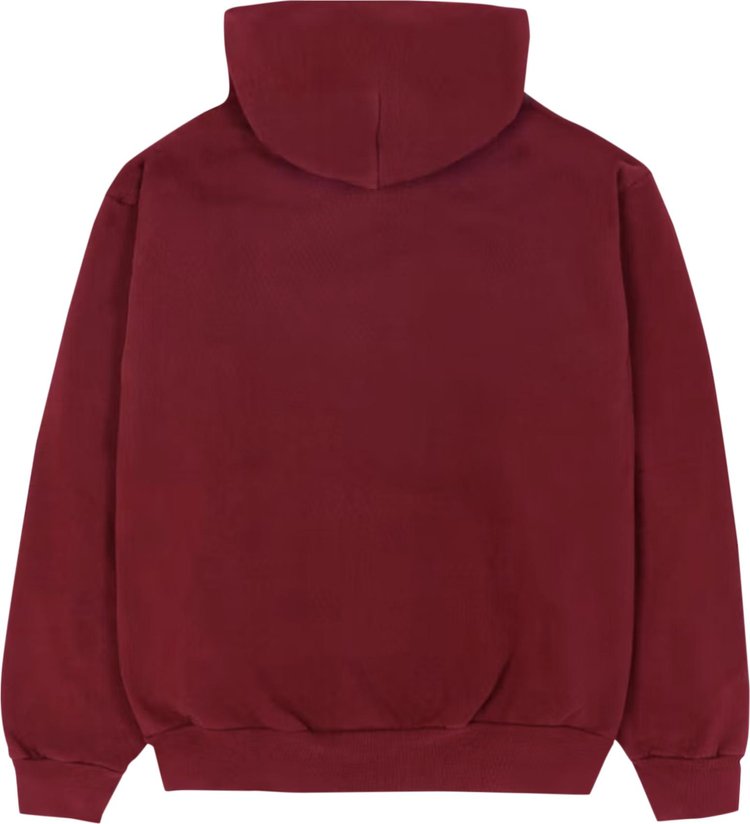 Sp5der Hoodie Maroon