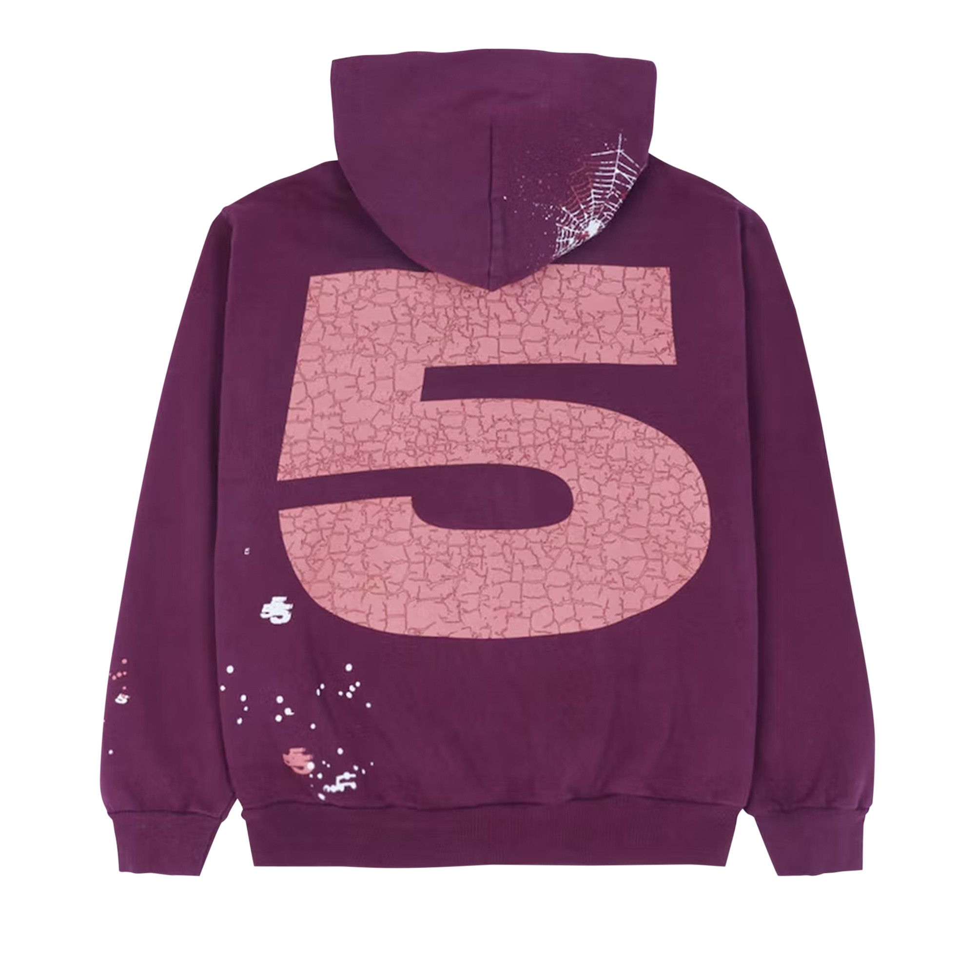Sp5der Nocturnal Zip Hoodie Red - SS25 - US
