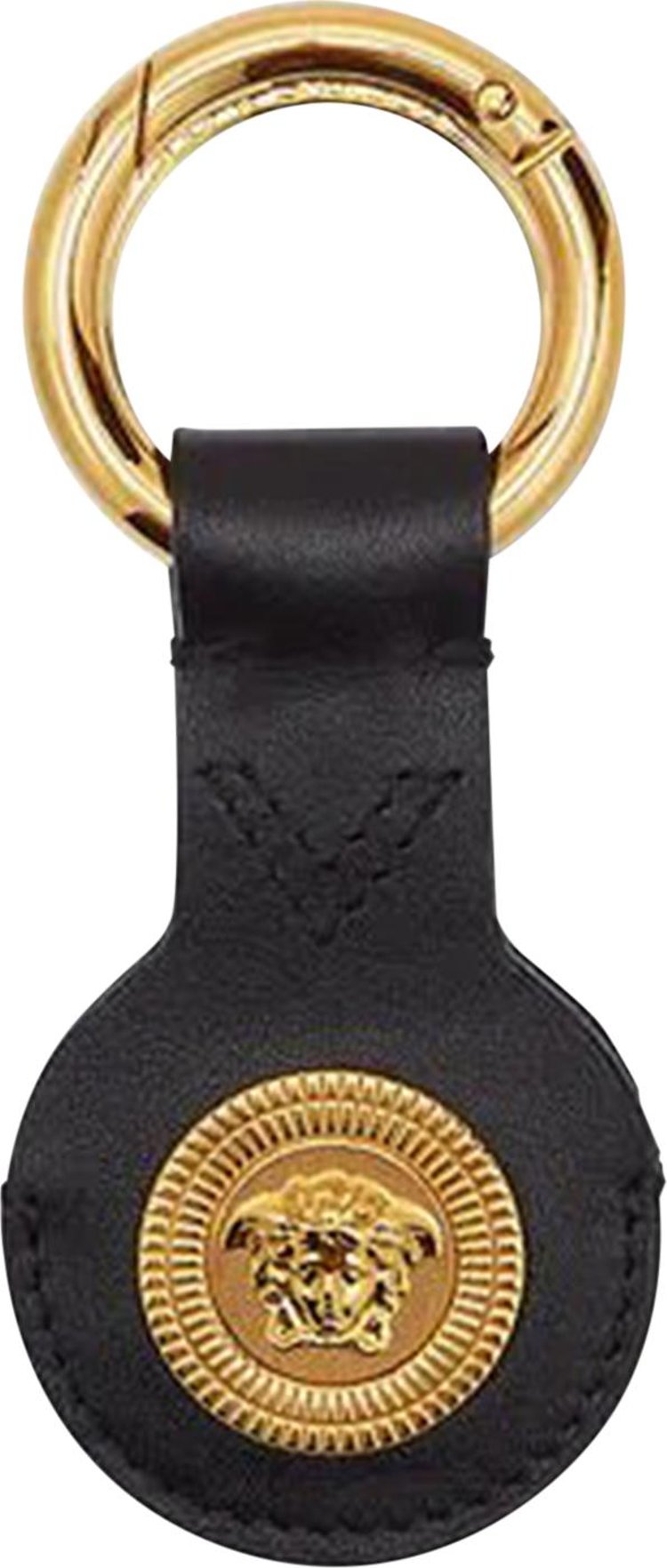 Versace Logo Keychain 'Black/Versace Gold'