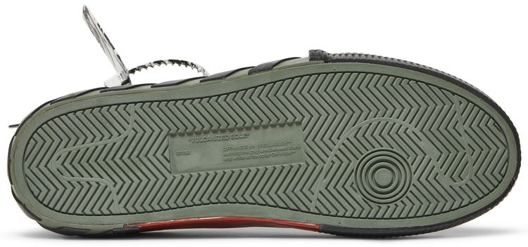 Off White Vulc Sneaker Low Khaki Red