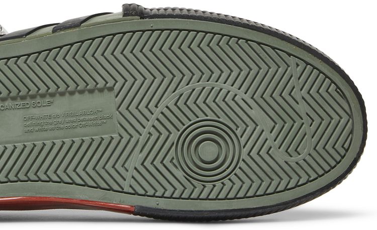 Off White Vulc Sneaker Low Khaki Red