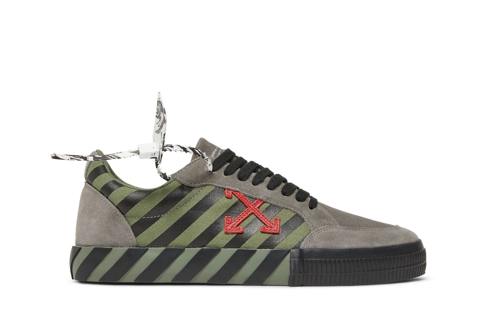Off White Vulc Sneaker Low Khaki Red