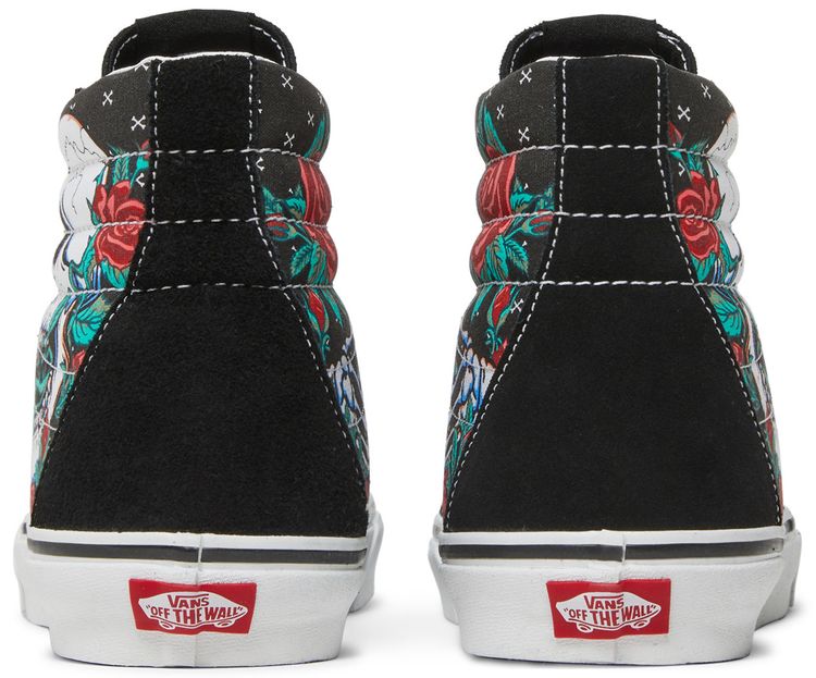 Vans Sk8 Hi Rose Skulls