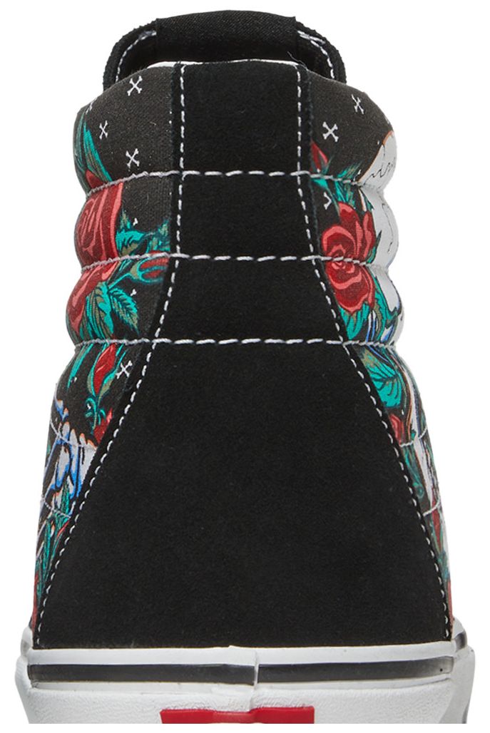 Vans Sk8 Hi Rose Skulls