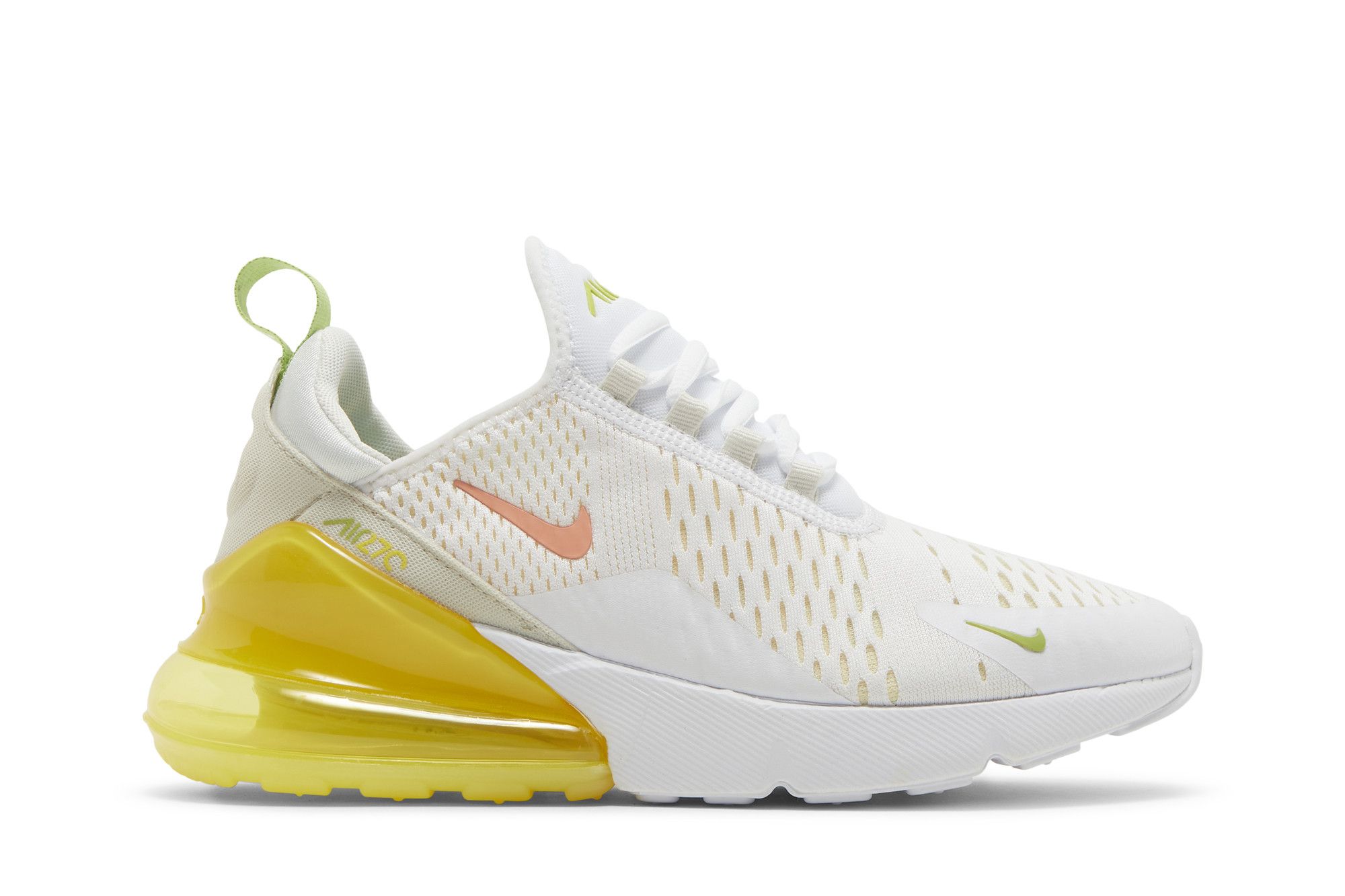 Wmns Air Max 270 White Yellow Strike