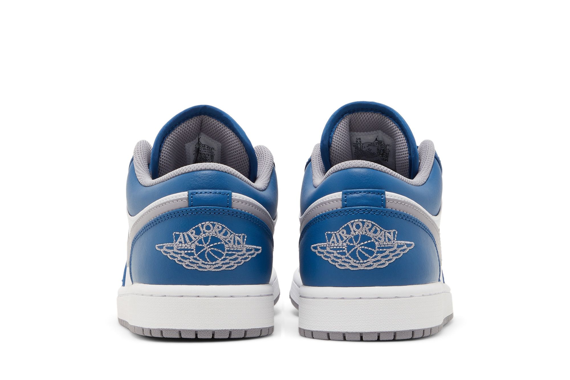 Buy Air Jordan 1 Low 'True Blue Cement' - 553558 412 | GOAT
