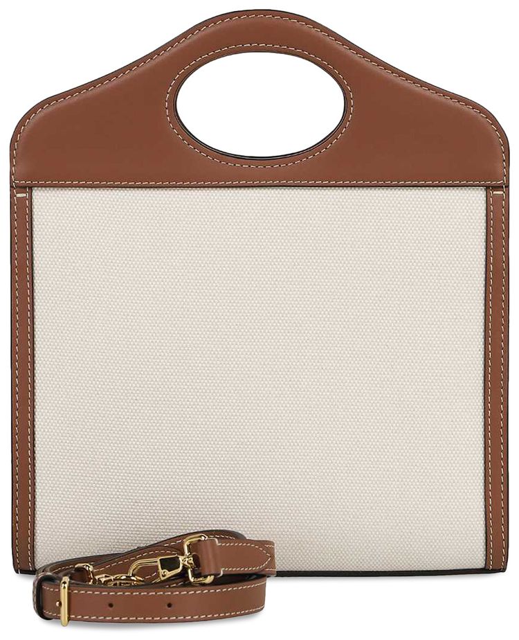 Burberry Mini Pocket Bag NaturalMalt Brown