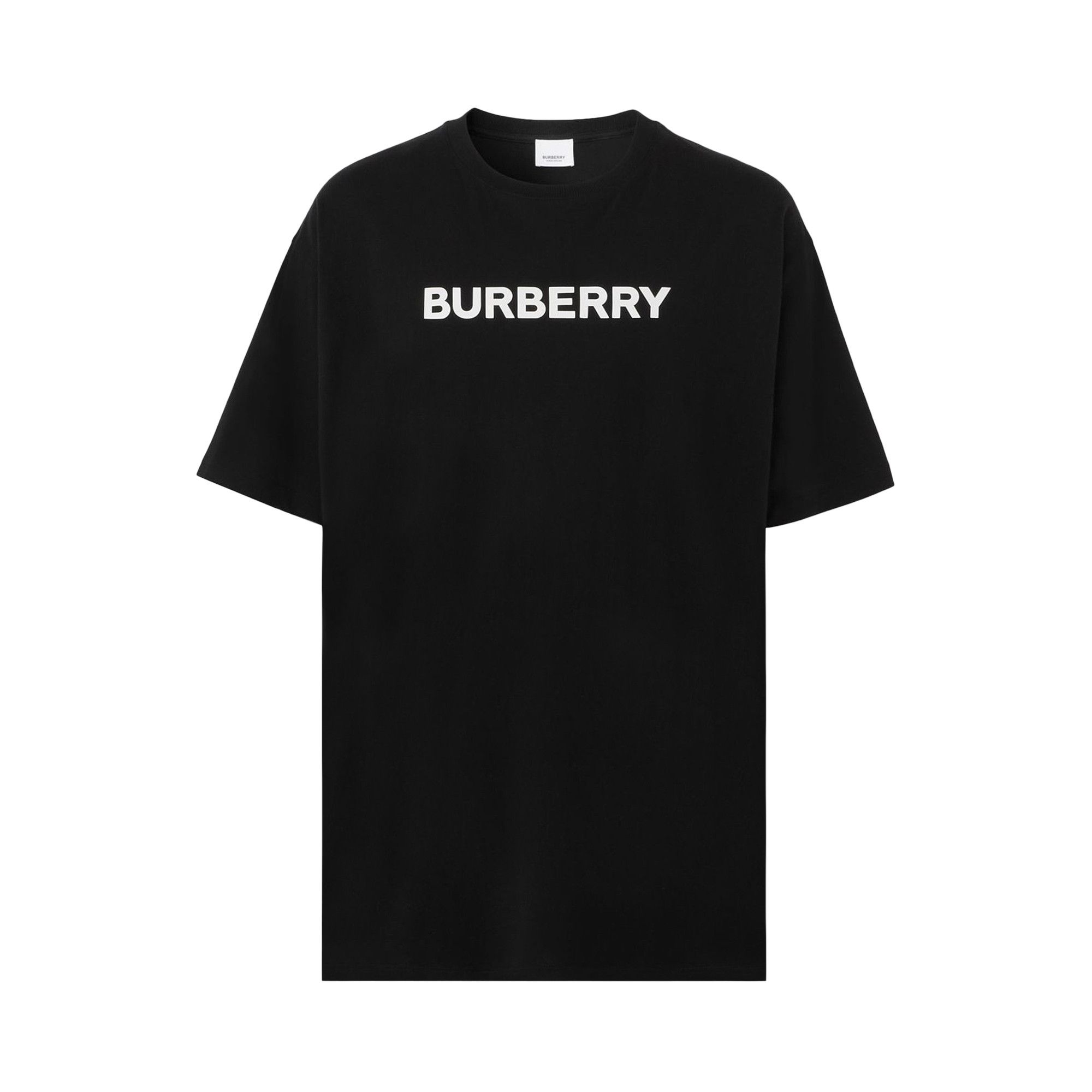Buy Burberry Logo Print Oversized T Shirt Black 8055307 GOAT UK