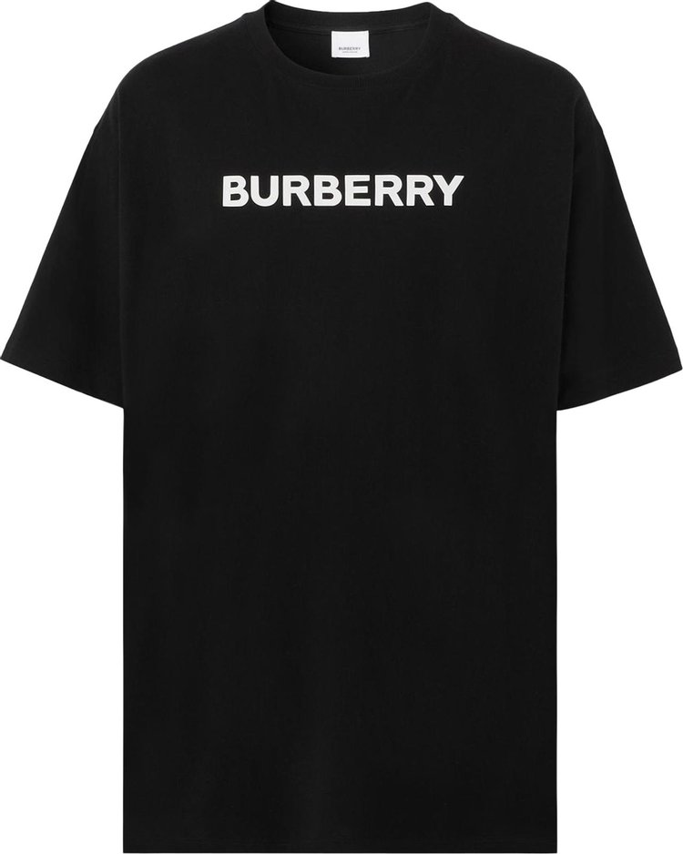 Burberry Logo Print Oversized T-Shirt 'Black'