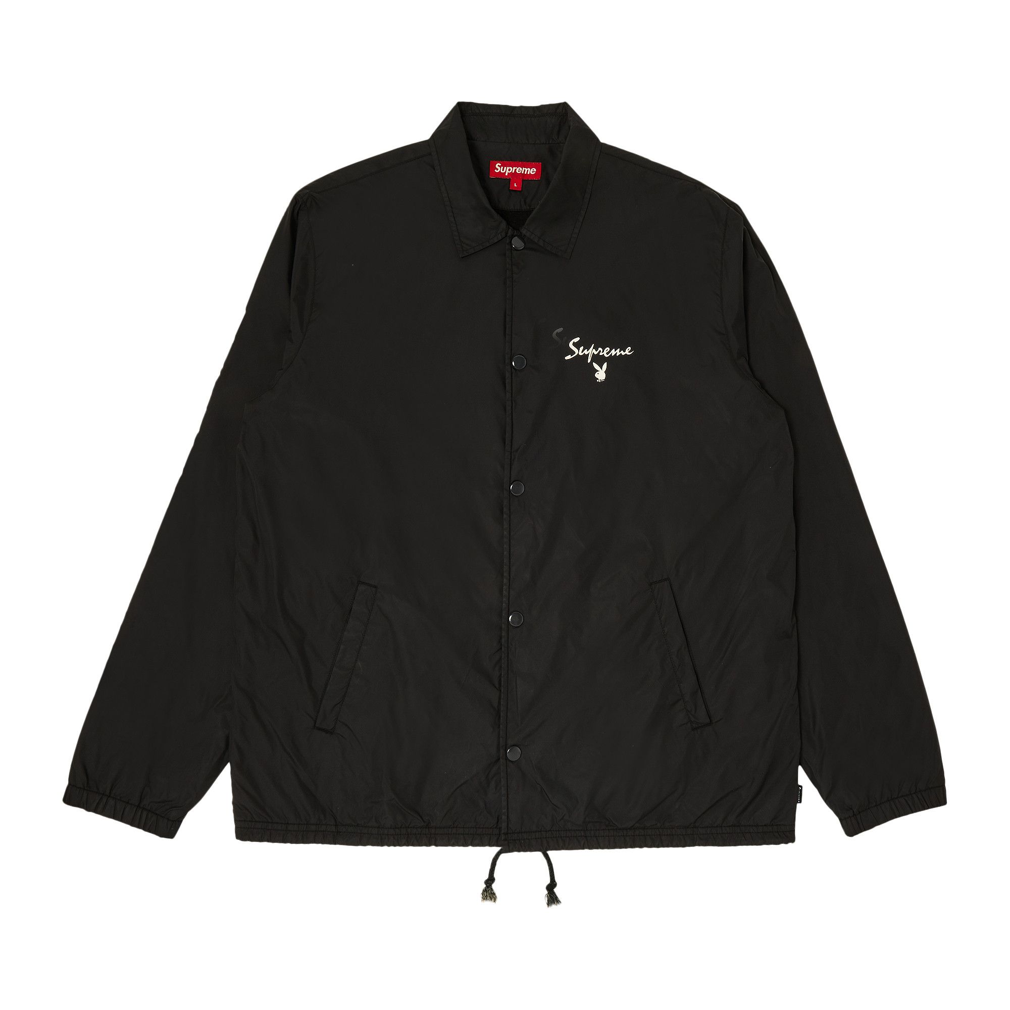 Buy Supreme x Playboy Coach Jacket 'Black' - 0052 1SS110310XPCJ