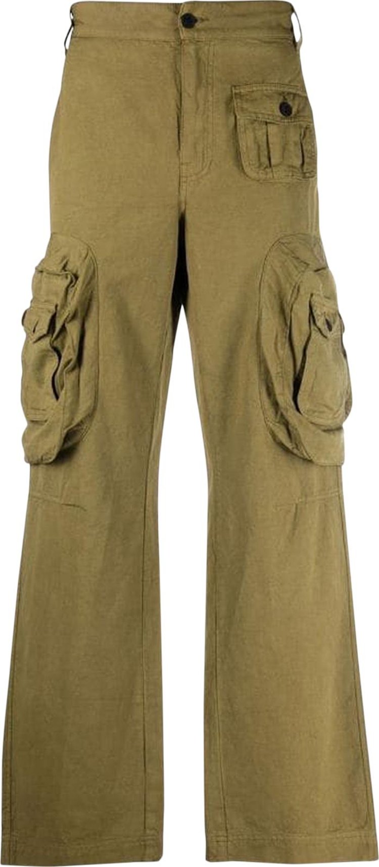 Heron Preston Pocket Cargo Pants 'Military Green'