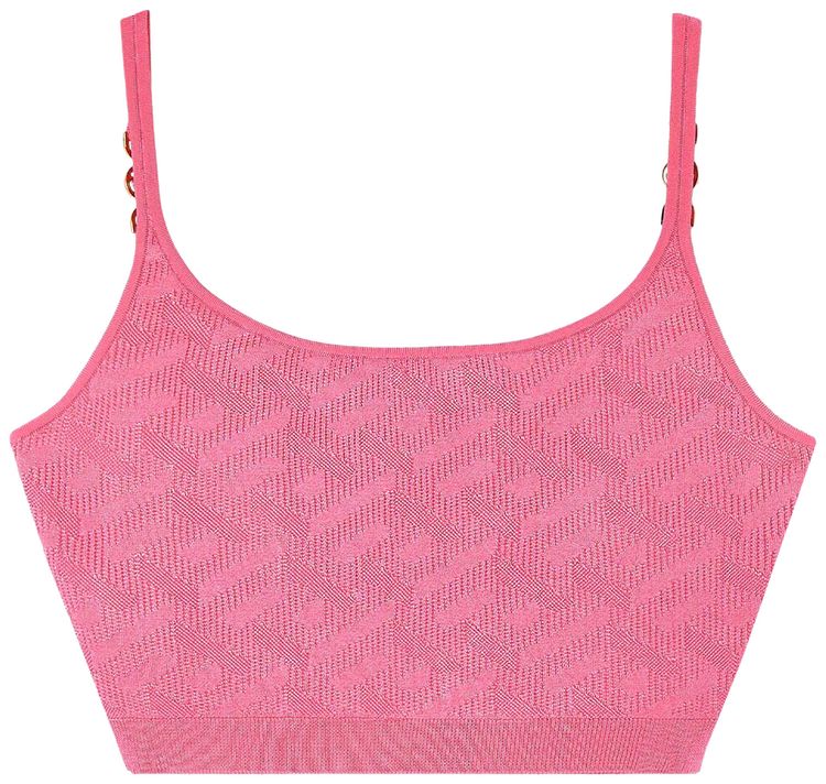 Versace Knit Tank Top Pink Paradise