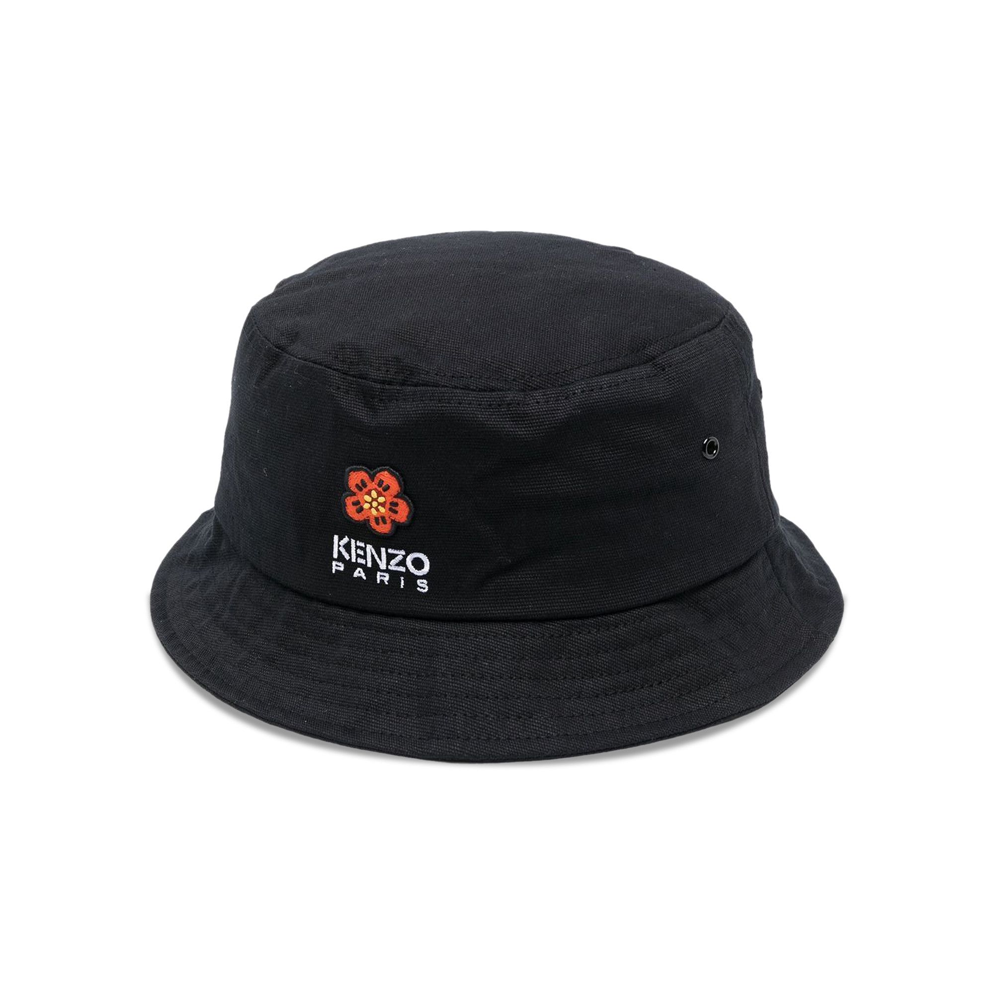 KENZO フラワープリント バケットハット Buy Kenzo Flower Print Bucket Hat 'Black' - FC65AC404F33 99 | GOAT