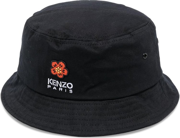 Kenzo Flower Print Bucket Hat 'Black'