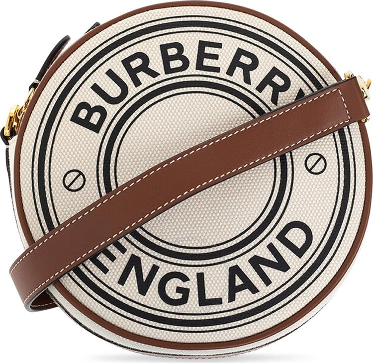 Burberry Mini Louise Logo Print Crossbody Bag 'Beige'