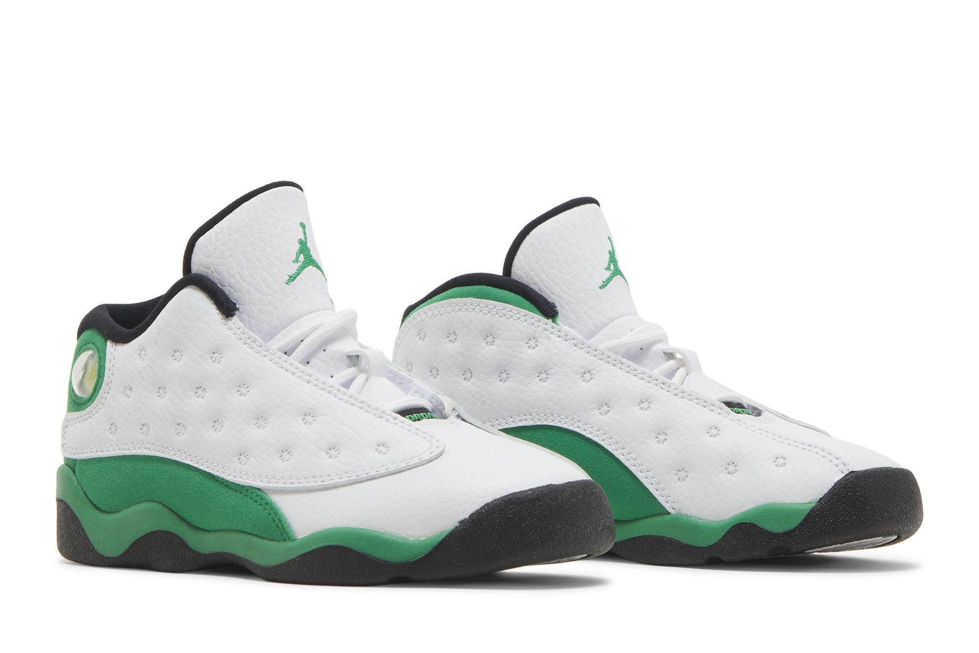 Green 13 jordans hotsell