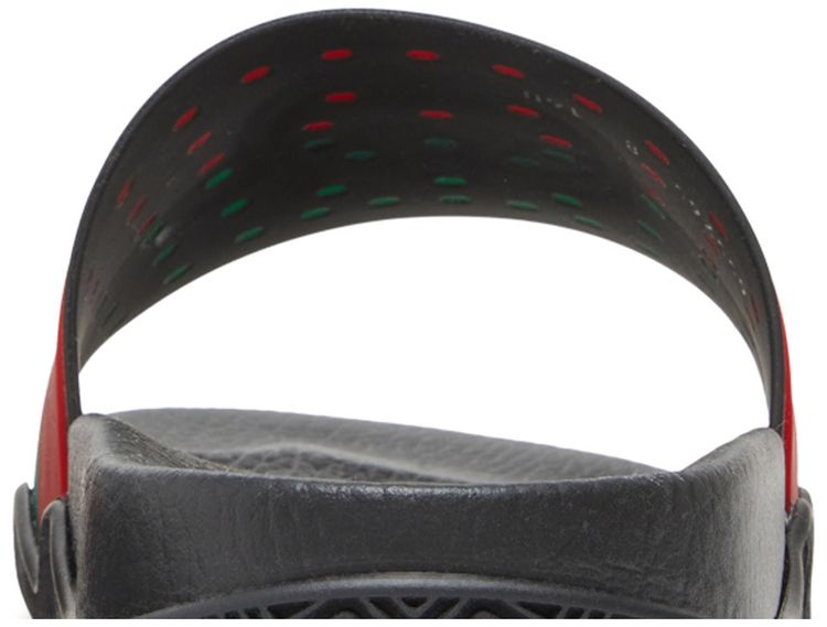Gucci Slide Interlocking G   Black Red Green