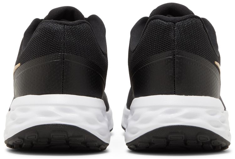 Nike Revolution 6 Black Metallic Gold