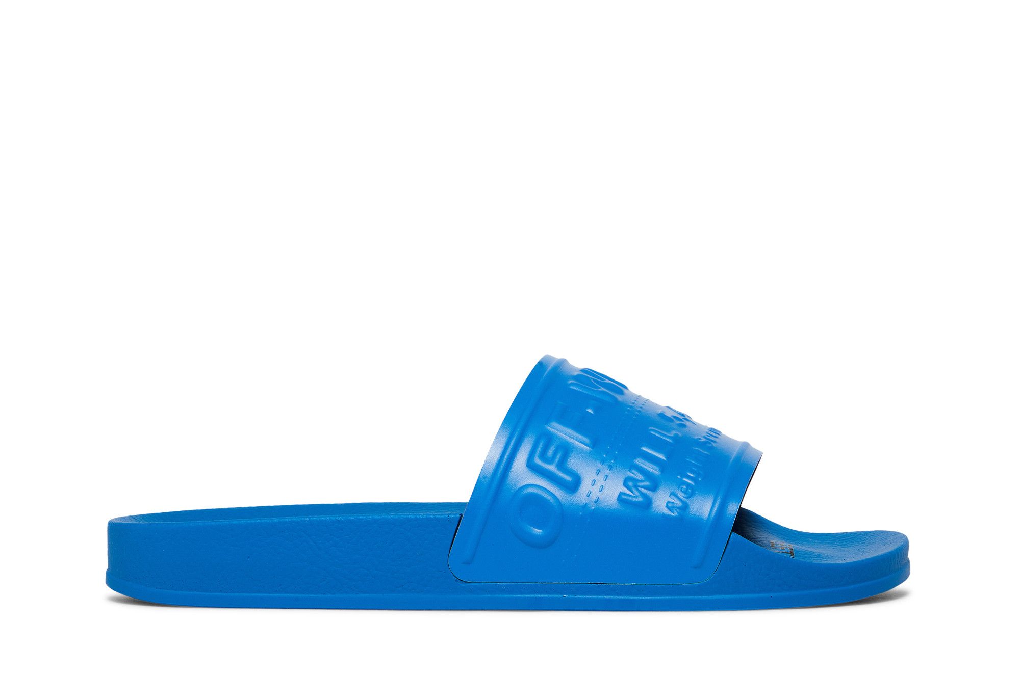 Off White Wmns Pool Sliders Blue