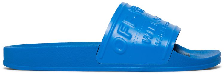 Off White Wmns Pool Sliders Blue