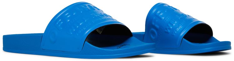 Off White Wmns Pool Sliders Blue