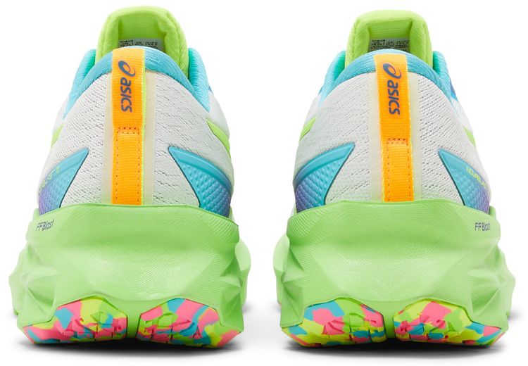 Asics Novablast 2 White Safety Yellow