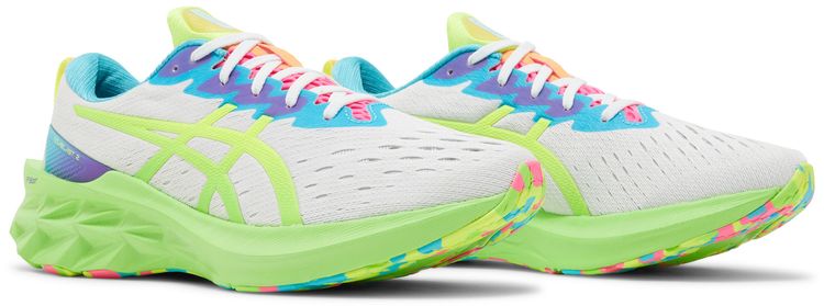 Asics Novablast 2 White Safety Yellow