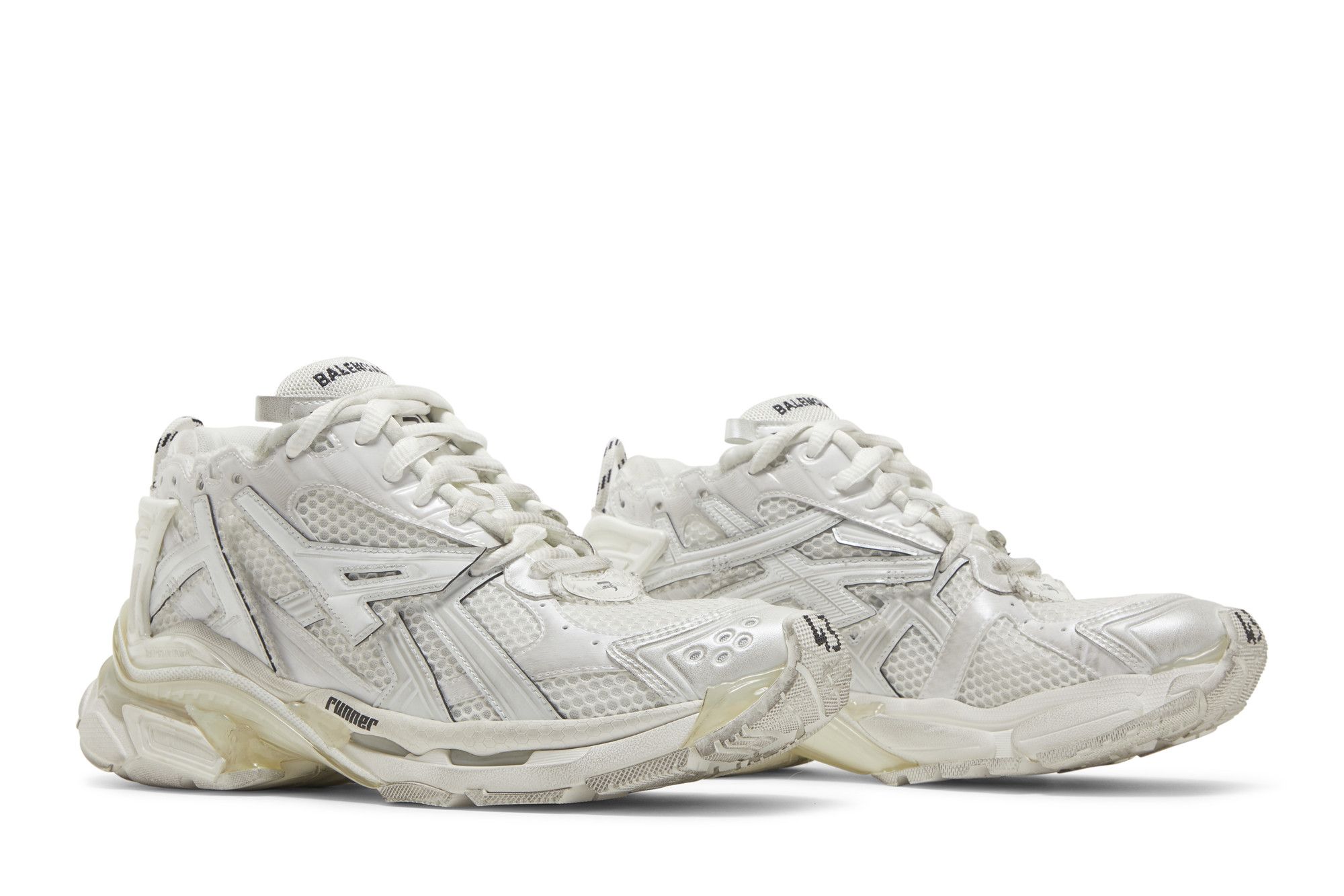 【送料&関税込】Balenciaga White Runner Sneakers Women's Runner Sneaker in White | Balenciaga US