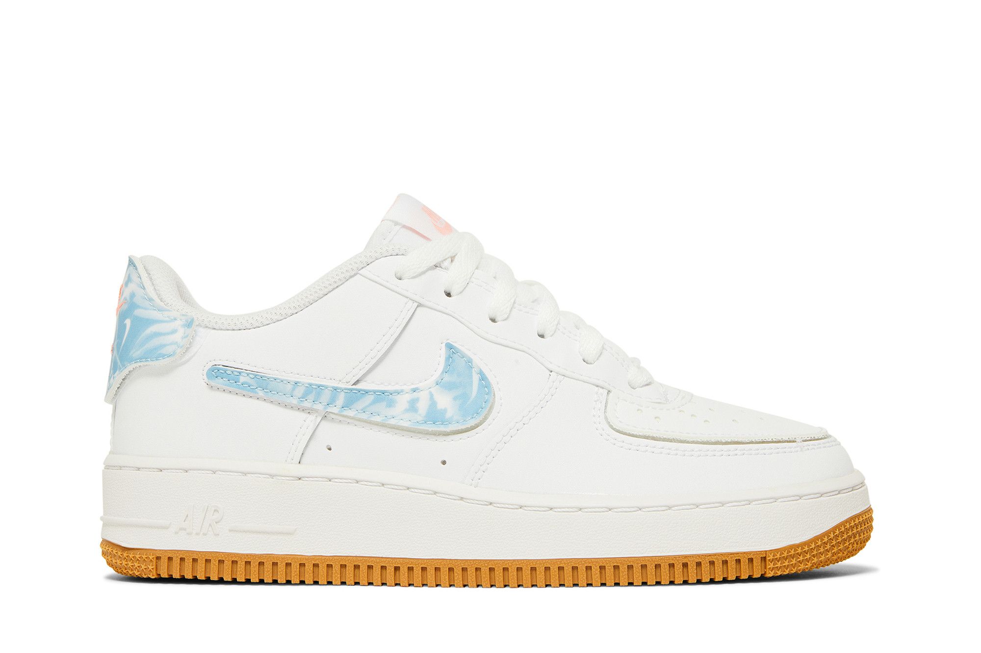 Air force 1 bleached 2025 coral toddler girls' shoe