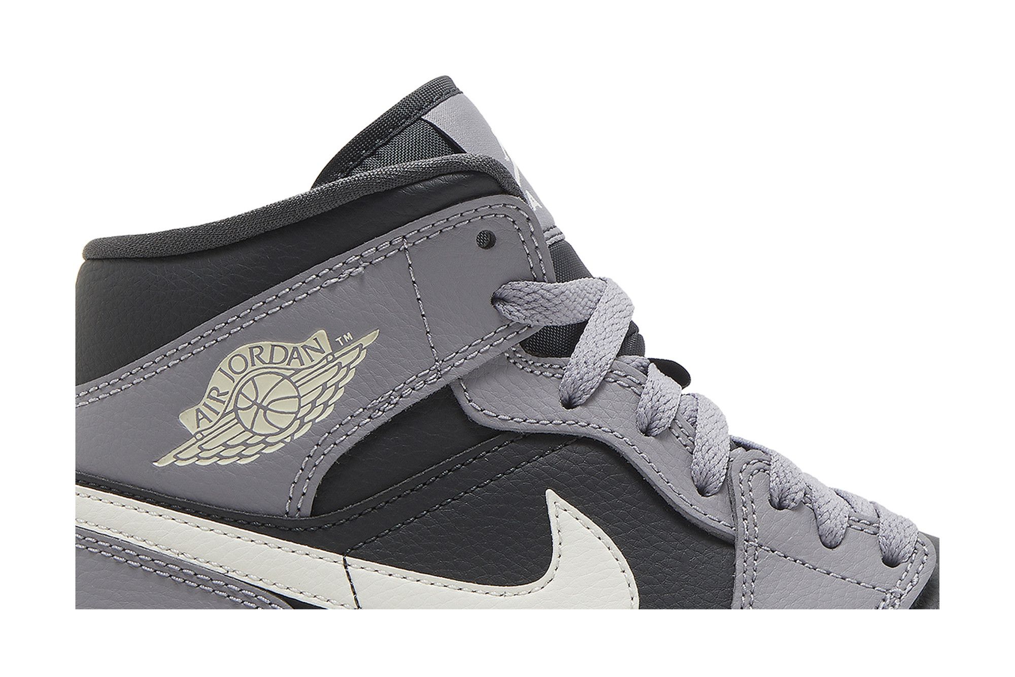 シューズ(女性用) Nike WMNS Air Jordan 1 Mid \"Cement Grey\" Nike Air Jordan 1 Mid Cement Grey Sail BQ6472-022 Women's 10