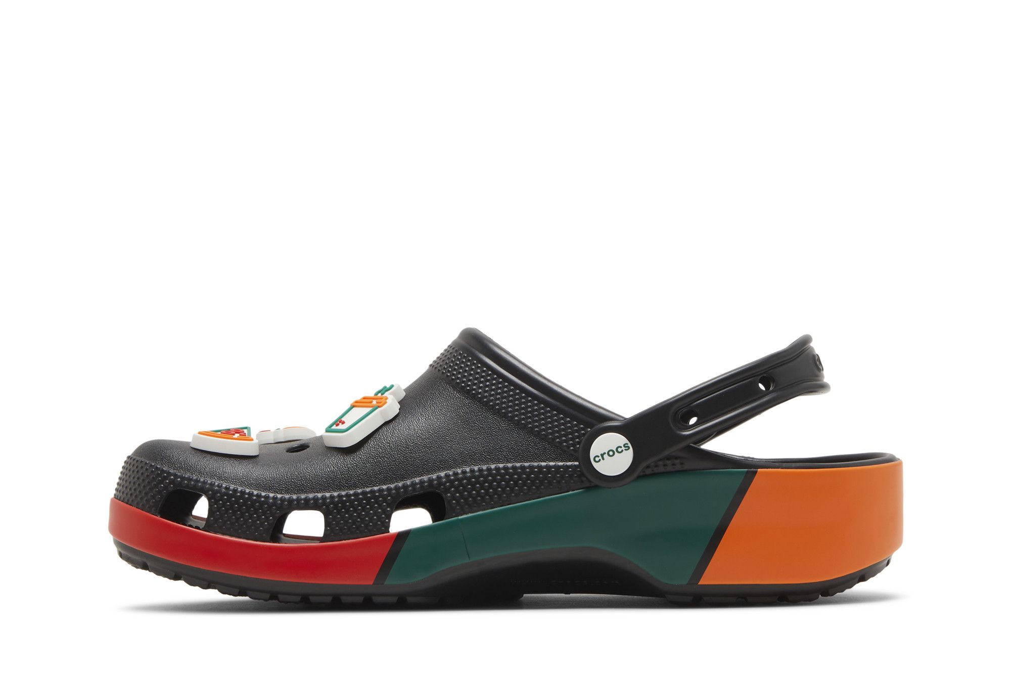 Buy 7-Eleven x Crocs Classic Clog 'Black' - 208272 001 | GOAT