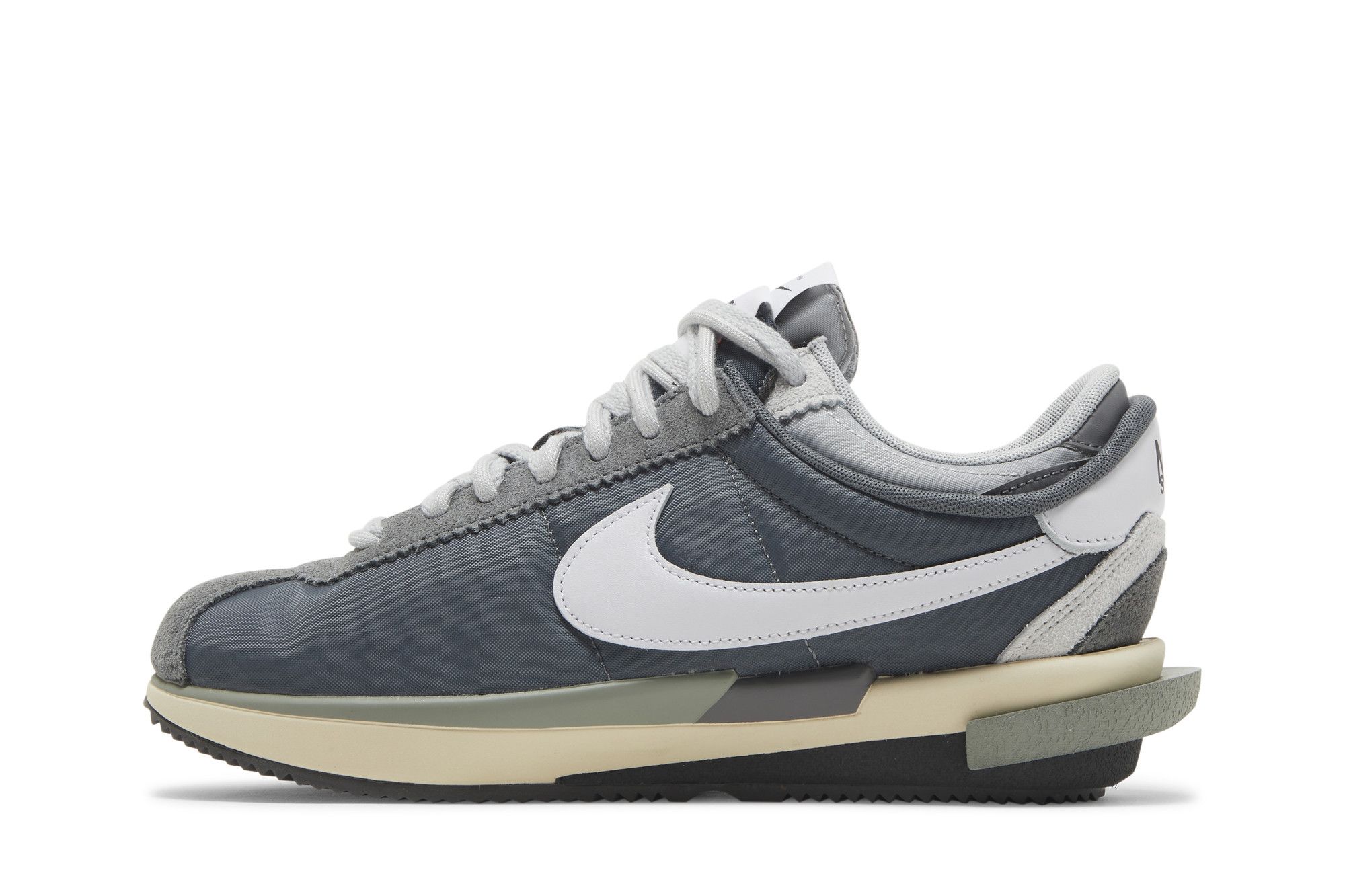 Buy sacai x Zoom Cortez SP Iron Grey DQ0581 001 GOAT AU