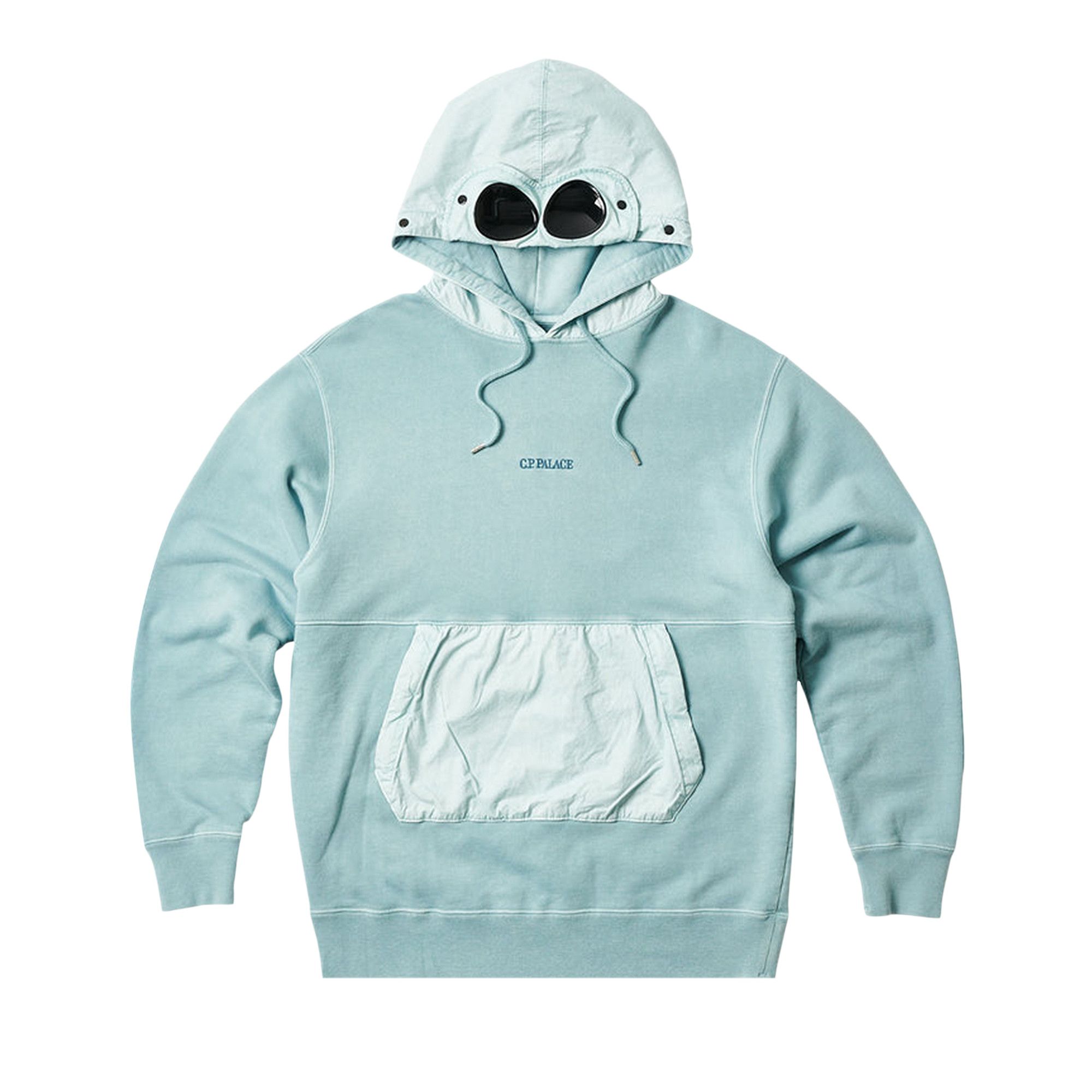 Buy Palace x C.P. Company Goggle Hoodie Blue P23CPCS001 GOAT