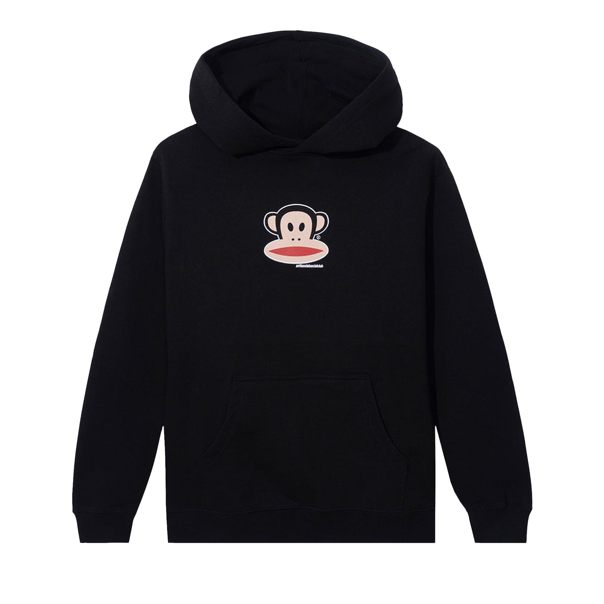 Buy Anti Social Social Club Kids x Paul Frank Logo Hoodie Black