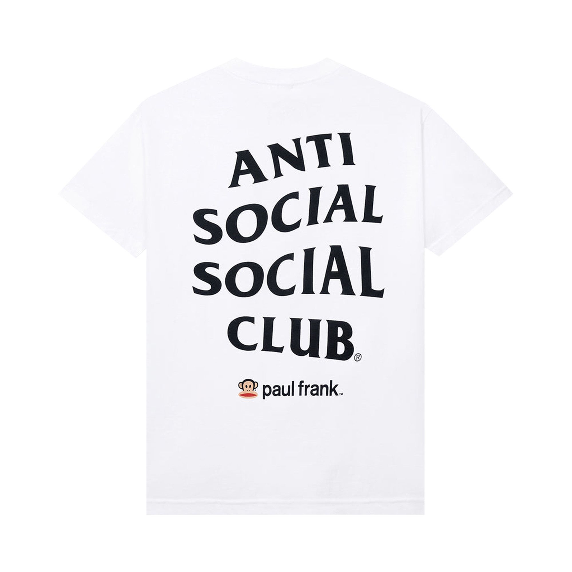 Buy Anti Social Social Club Kids x Paul Frank Logo Tee White 0657 3FW220103XPFL WHIT GOAT