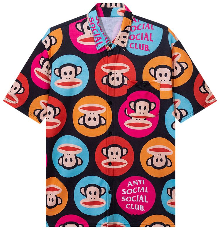 Anti Social Social Club x Paul Frank Button Up Multicolor