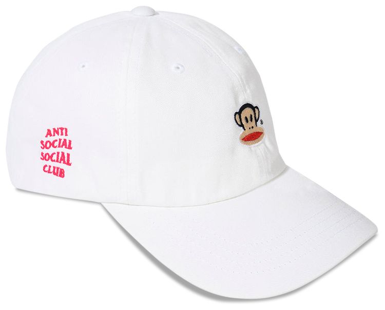 Anti Social Social Club x Paul Frank Logo Cap White