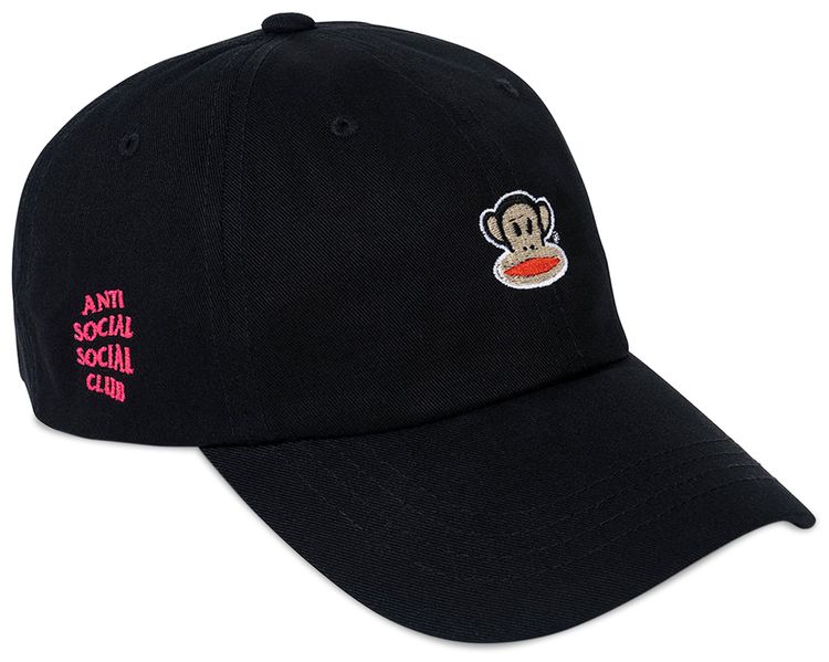 Anti Social Social Club x Paul Frank Logo Cap Black
