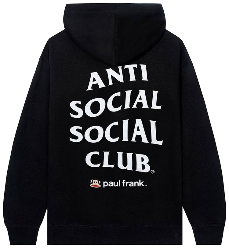 Anti Social Social Club x Paul Frank Hoodie Black