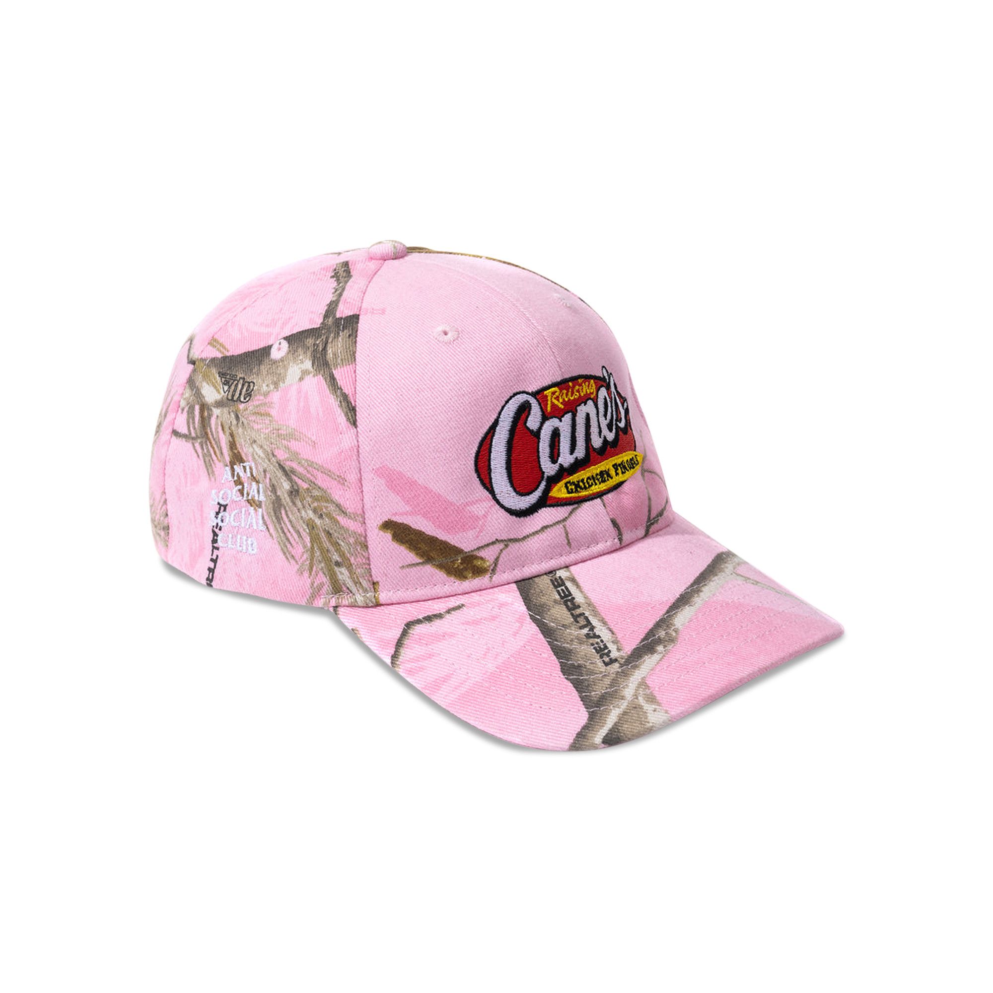 Buy Anti Social Social Club x Raising Canes Cap 'Pink Realtree' - 0657  1FW220701XRCC PINK | GOAT
